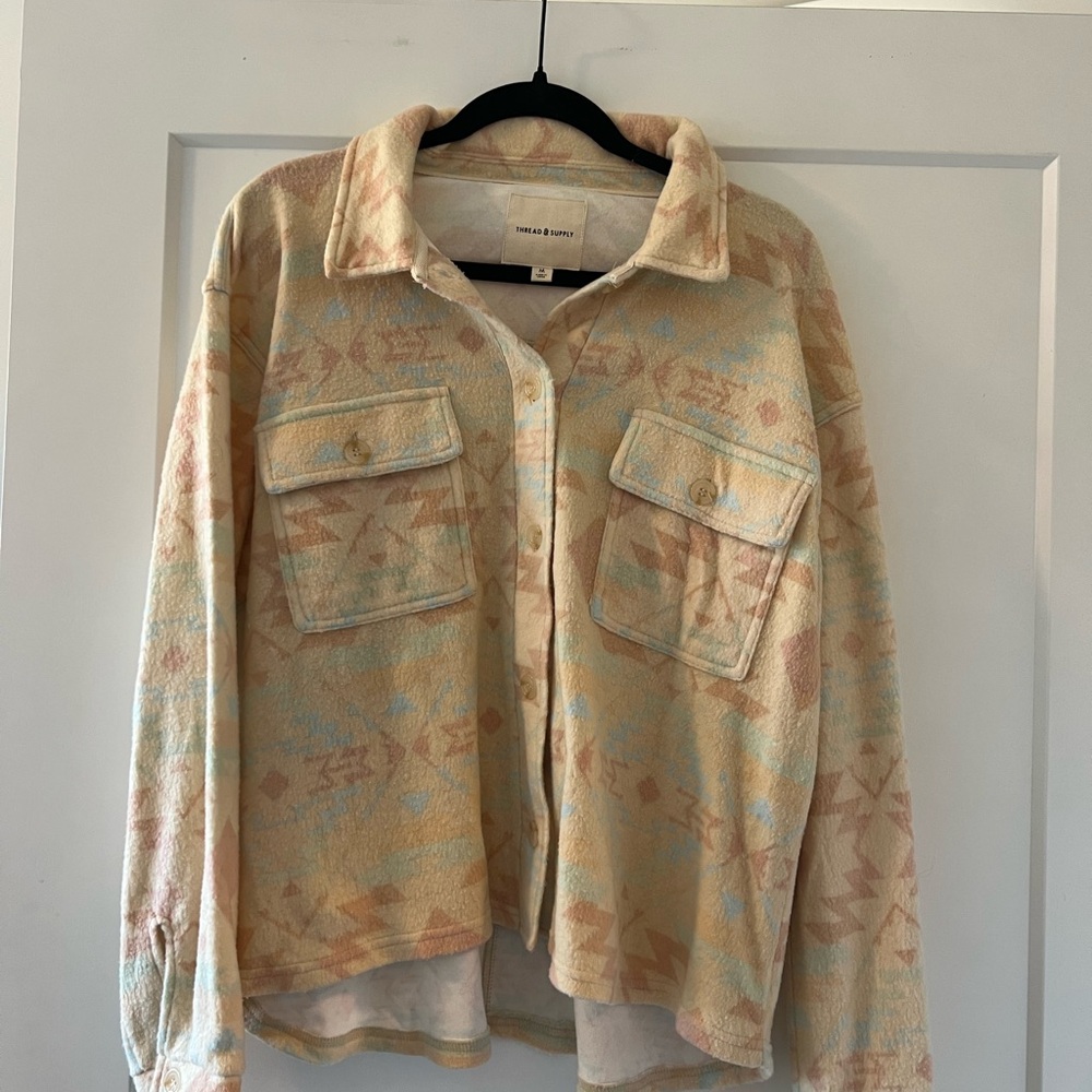 Thread & Supply Pastel Patterned Jacket